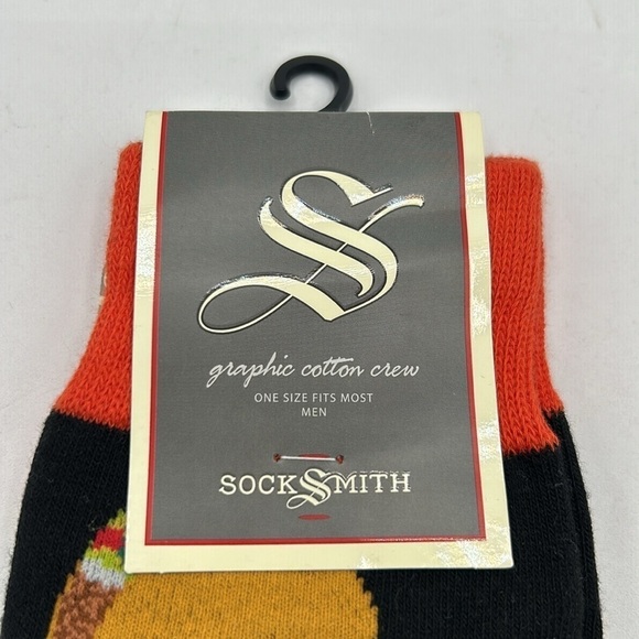 Sock Smith Men's Taco Socks One Size New with tags! - Picture 3 of 5